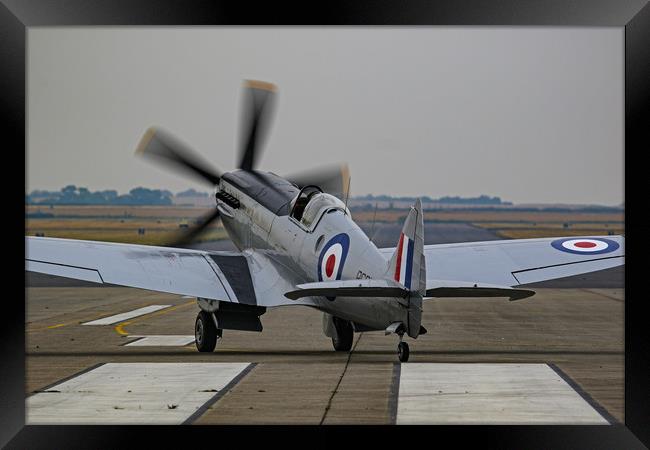 BBMF Spitfire PS915 Framed Print by Oxon Images