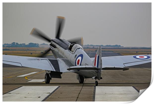 BBMF Spitfire PS915 Print by Oxon Images