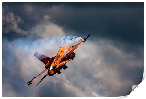 Dutch F16 Print by Oxon Images