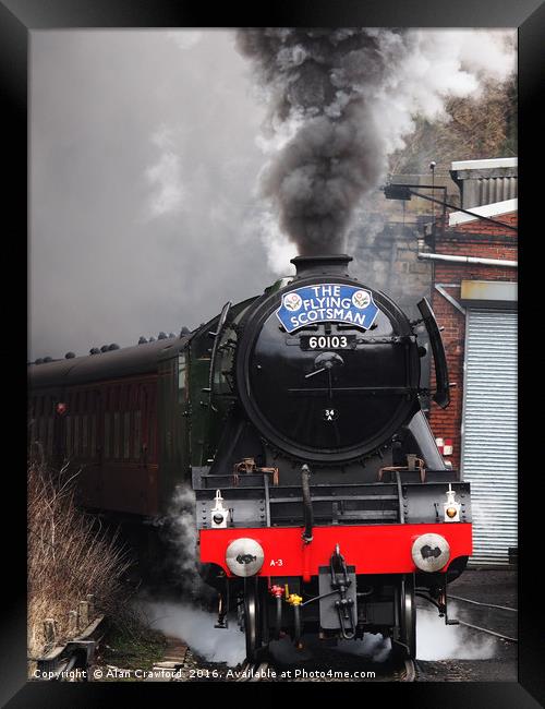 The "Flying Scotsman"  Framed Print by Alan Crawford