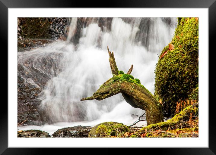 The Welsh Dragon Claerwen Valley Mid Wales Framed Mounted Print by Nick Jenkins