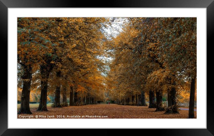 Marbury Park Cheshire Framed Mounted Print by Mike Janik