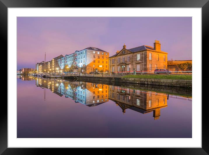 Speirs Wharf Framed Mounted Print by Angela H