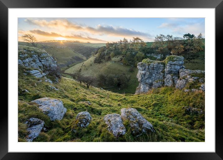 Parson's Tor Framed Mounted Print by James Grant
