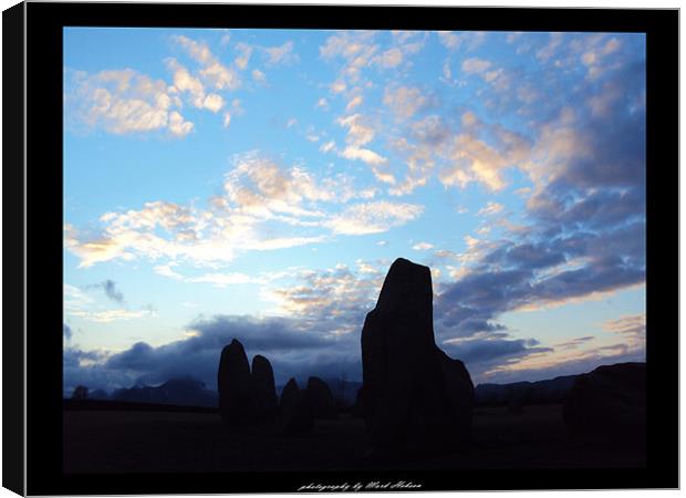 The Standing Stones Canvas Print by Mark Hobson