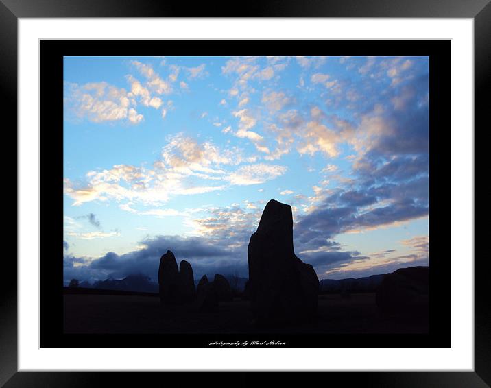 The Standing Stones Framed Mounted Print by Mark Hobson