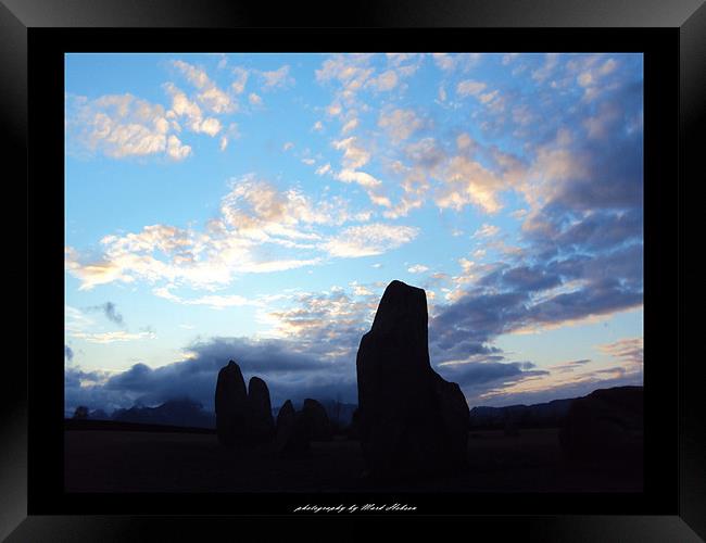 The Standing Stones Framed Print by Mark Hobson