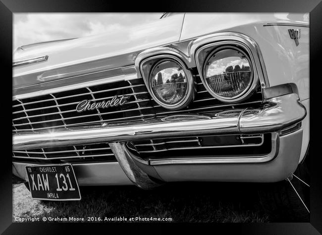 Chevrolet Impala Framed Print by Graham Moore