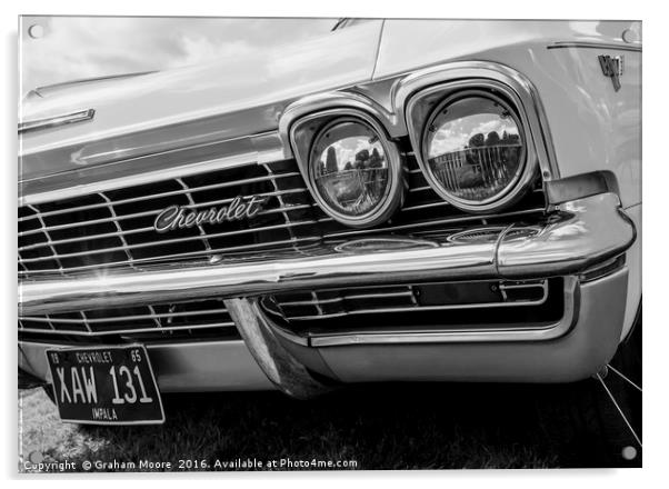 Chevrolet Impala Acrylic by Graham Moore
