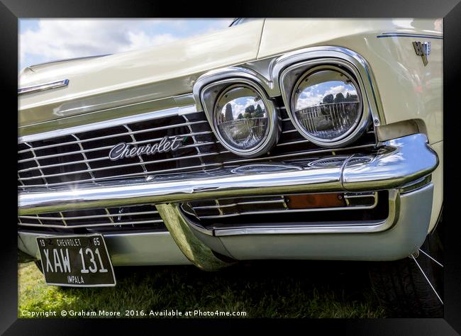 Chevrolet Impala Framed Print by Graham Moore