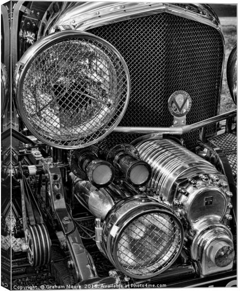 Blower Bentley detail Canvas Print by Graham Moore