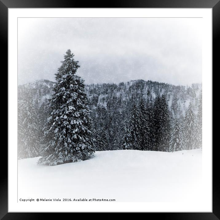 GERMANY Bavarian Winter's Tale IV Framed Mounted Print by Melanie Viola