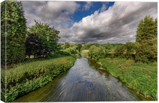 River Anker Polesworth Canvas Print by Nick Rowland