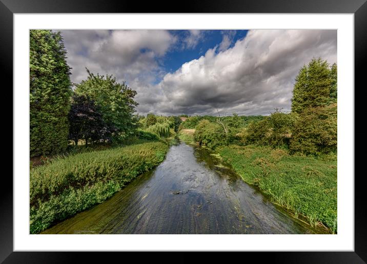 River Anker Polesworth Framed Mounted Print by Nick Rowland
