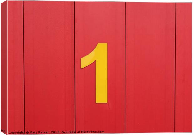 Number One Canvas Print by Gary Parker
