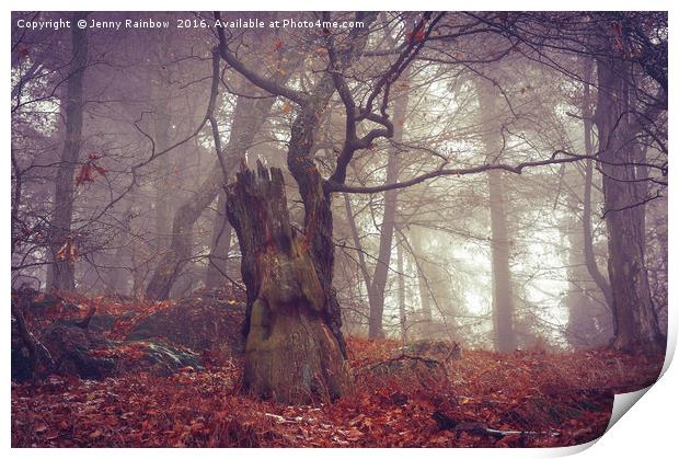 Celtic Guardian Print by Jenny Rainbow