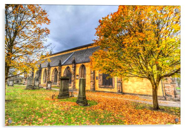 Greyfriars Kirk Church Edinburgh Acrylic by David Pyatt