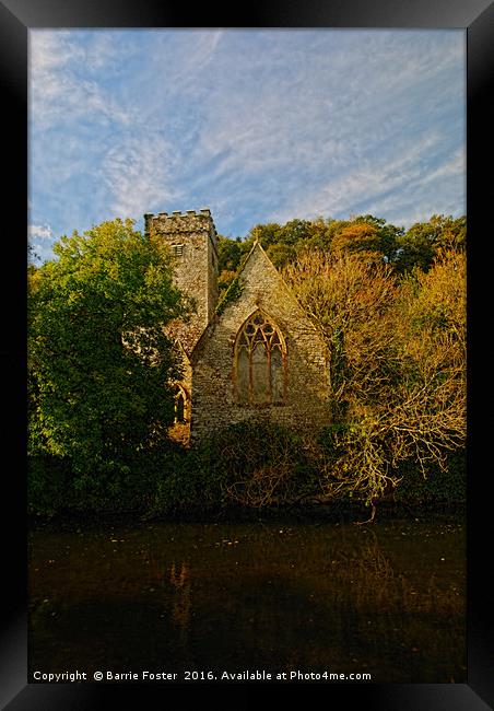 The Church of St Aidan, Llawhaden #2 Framed Print by Barrie Foster