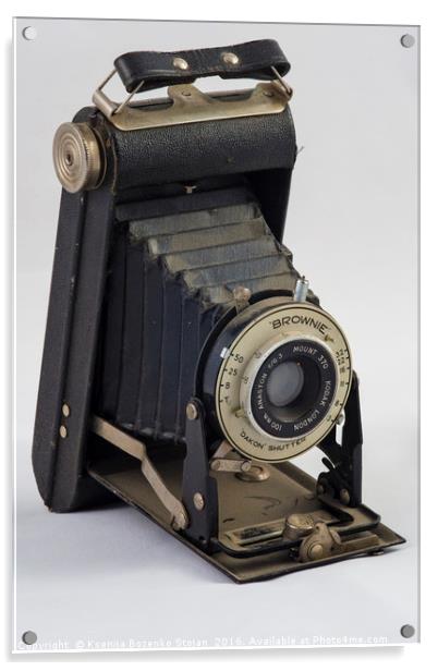 Vintage dusty camera Acrylic by Ksenija Bozenko Stojan