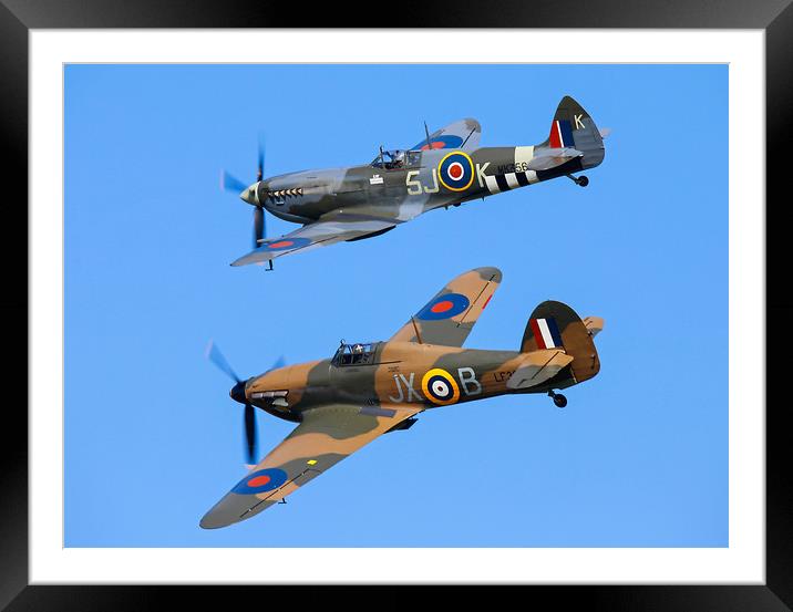 Battle of Britain pair Framed Mounted Print by Stephen Wright