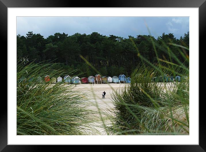 Love on the Beach Framed Mounted Print by David French