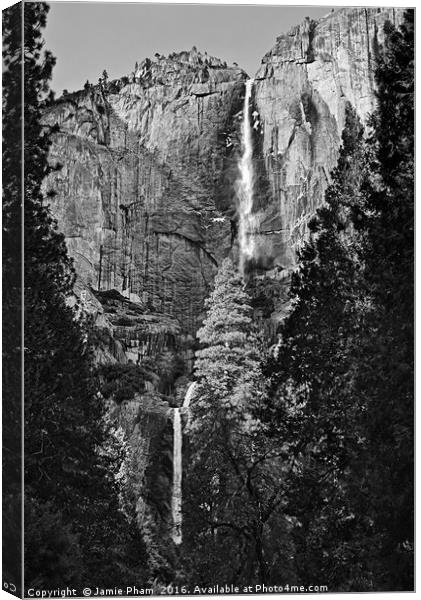 Yosemite Falls Canvas Print by Jamie Pham
