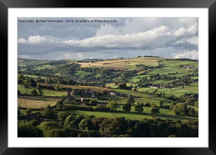 The Edge of Sheffield Framed Mounted Print by Pete Hemington