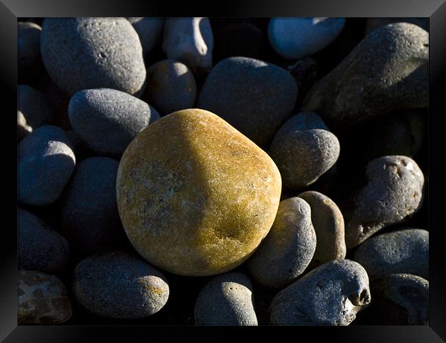 Pebbles Framed Print by David French