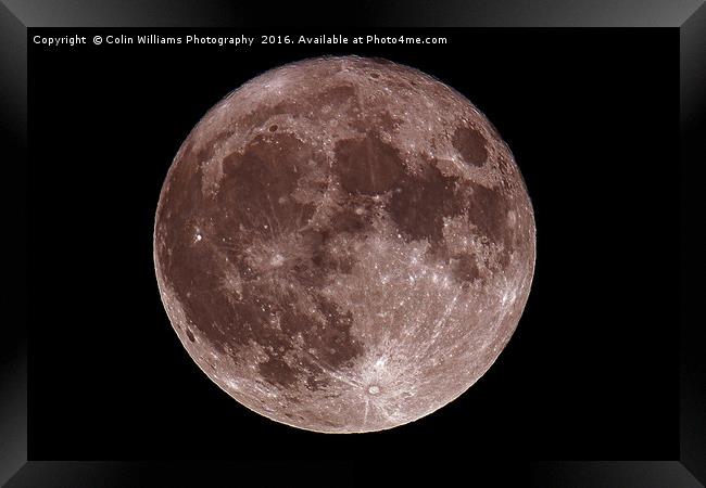 Supermoon Framed Print by Colin Williams Photography