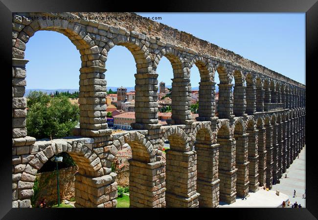 Aqueduct in Segovia Framed Print by Igor Krylov