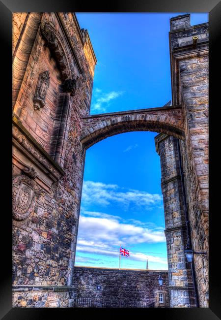 Edinburgh Castle Framed Print by David Pyatt