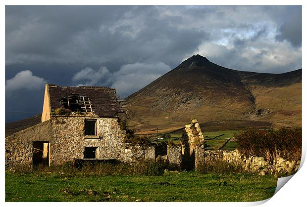 derelict in the Mournes Print by David McFarland
