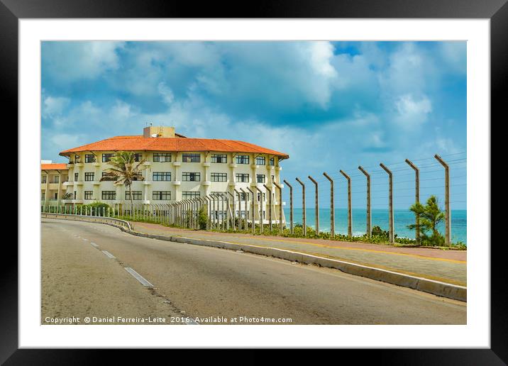 Eclectic Style Building Natal Brazil Framed Mounted Print by Daniel Ferreira-Leite