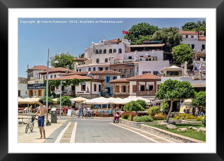 Marmaris Marina  Framed Mounted Print by Valerie Paterson