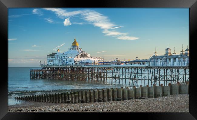 Eastbourne Pier Framed Print by Linda Corcoran LRPS CPAGB
