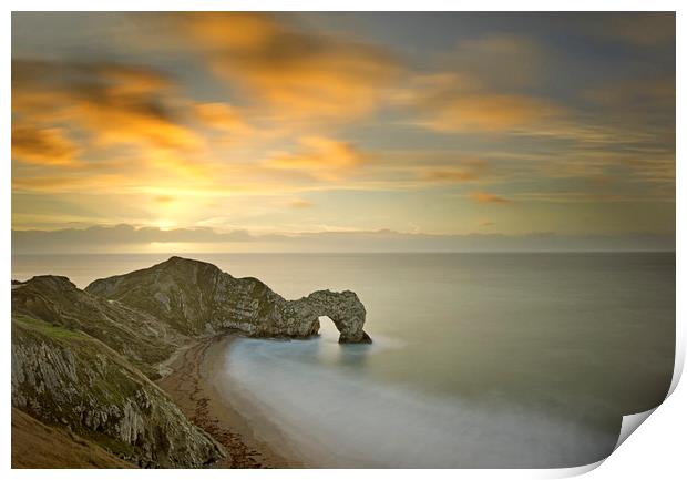 Durdle Door Print by Sandra Kepkowska