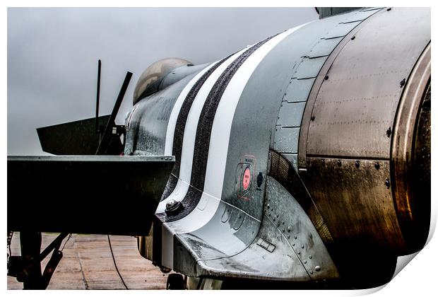 D Day Typhoon in the rain Print by Oxon Images