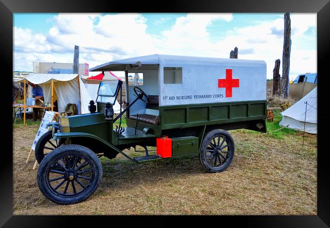 Ambulance on call Framed Print by Grant Lewis