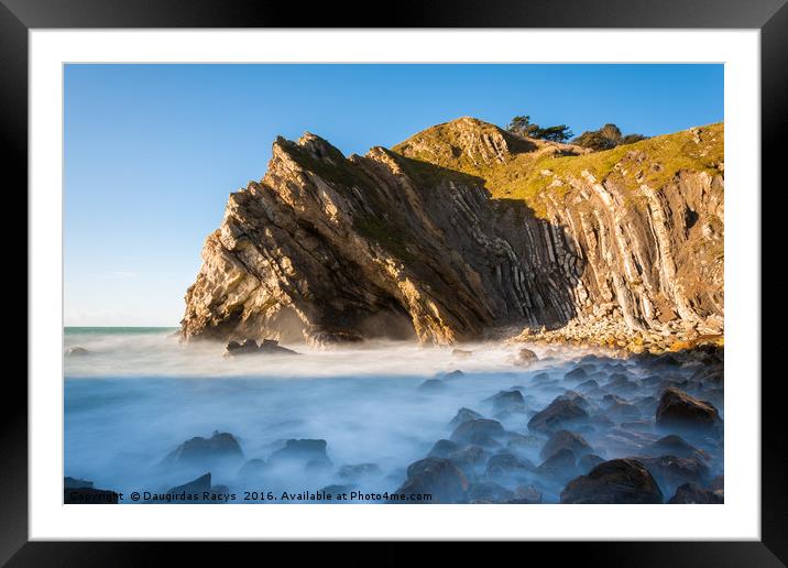 Stairhole Framed Mounted Print by Daugirdas Racys