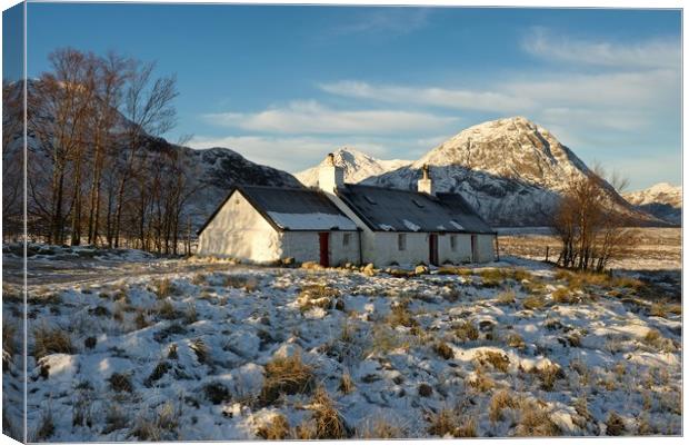 Black Rock Cottage Canvas Print by Stephen Taylor