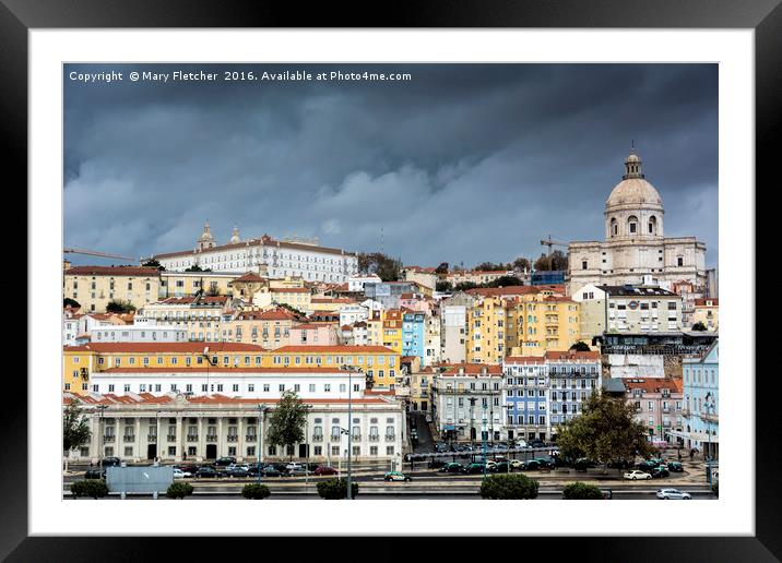 Lisbon, Portugal. Framed Mounted Print by Mary Fletcher