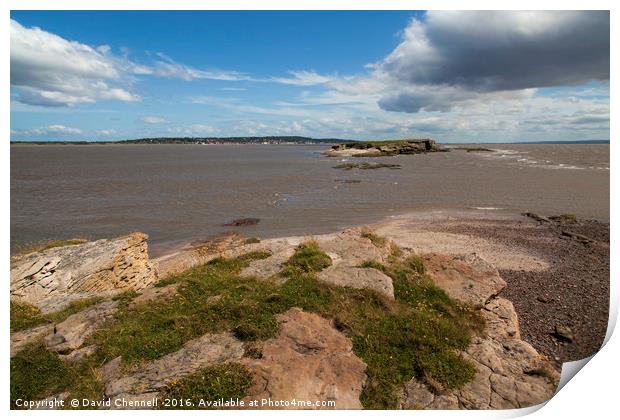 Hilbre Island High Tide  Print by David Chennell