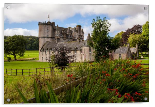 Castle Fraser Acrylic by Thomas Schaeffer