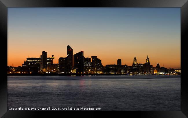 Liverpool Waterfront   Framed Print by David Chennell