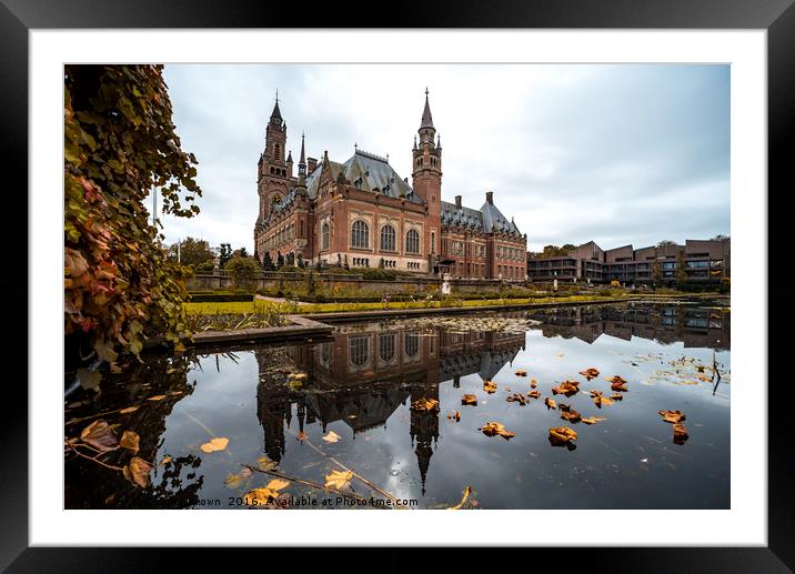 Peace Palace in The Hague Framed Mounted Print by Ankor Light