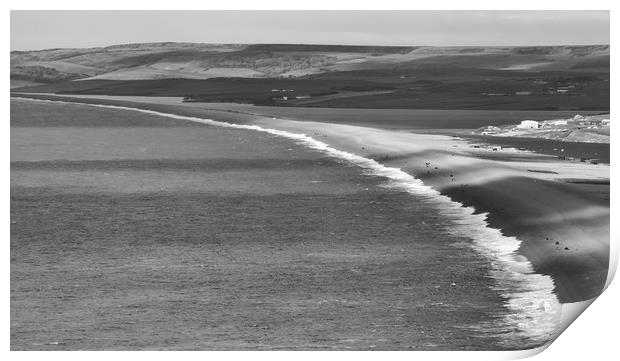 Chesil. Print by Mark Godden