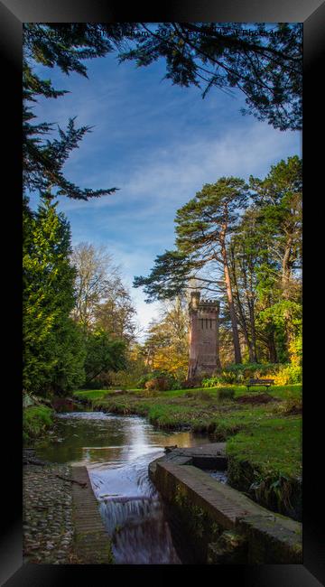 The Tower in the Gardens Framed Print by Phil Wareham