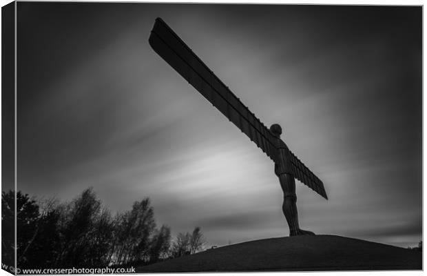 The Angel of the North Canvas Print by Glenn Cresser