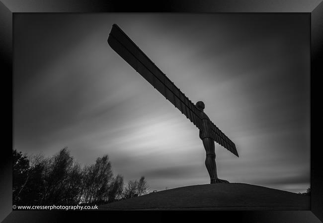 The Angel of the North Framed Print by Glenn Cresser