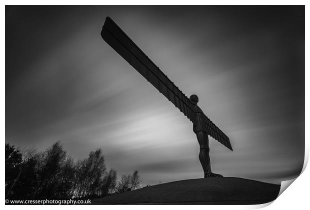 The Angel of the North Print by Glenn Cresser